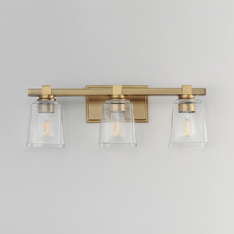 Cubos Three Light Bath Vanity (21383CLNAB)