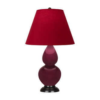 Robert Abbey - SM11R - One Light Accent Lamp - Small Double Gourd - Sugar Plum Glazed Ceramic w/Deep Patina Bronze