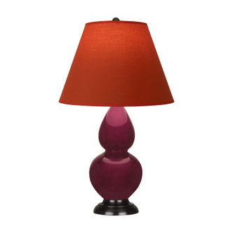 Robert Abbey - SM11T - One Light Accent Lamp - Small Double Gourd - Sugar Plum Glazed Ceramic w/Deep Patina Bronze