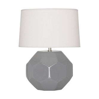 Robert Abbey - ST02 - One Light Accent Lamp - Small Franklin - Smokey Taupe Glazed Ceramic