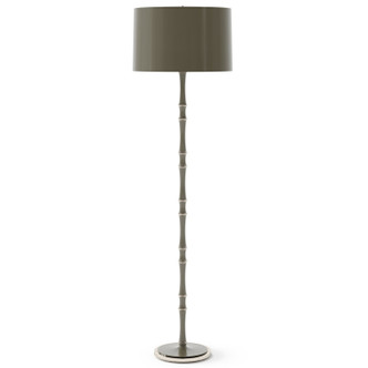 Robert Abbey - ST74X - One Light Floor Lamp - Kane - Pumpkin w/Polished Nickel
