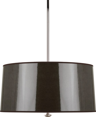Robert Abbey - T808 - Three Light Pendant - Penelope - Polished Nickel