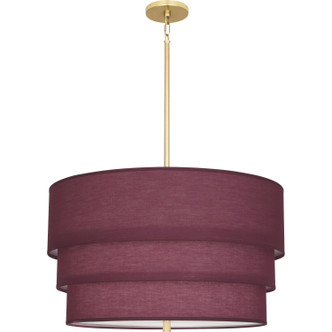 Robert Abbey - VW141 - Three Light Pendant - Decker - Modern Brass
