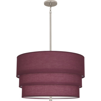 Robert Abbey - VW142 - Three Light Pendant - Decker - Polished Nickel