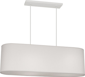 Robert Abbey - W170 - Two Light Pendant - Elena - Painted White