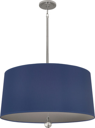 Robert Abbey - WB328 - Three Light Pendant - Williamsburg Custis - Polished Nickel