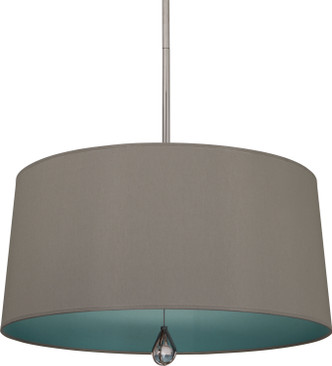 Robert Abbey - WB331 - Three Light Pendant - Williamsburg Custis - Polished Nickel