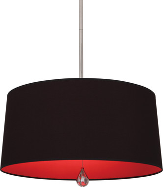 Robert Abbey - WB339 - Three Light Pendant - Williamsburg Custis - Polished Nickel