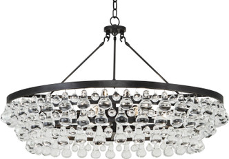 Robert Abbey - Z1004 - Six Light Chandelier - Bling - Deep Patina Bronze