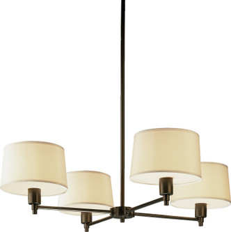 Robert Abbey - Z1817 - Four Light Chandelier - Real Simple - Deep Bronze