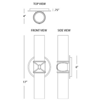 Chase Two Light Wall Sconce (Z1979)