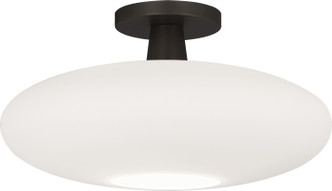 Robert Abbey - Z2039 - One Light Flushmount - Rico Espinet Ovo - Deep Patina Bronze