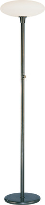 Robert Abbey - Z2045 - One Light Torchiere - Rico Espinet Ovo - Deep Patina Bronze