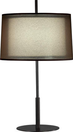 Robert Abbey - Z2180 - One Light Table Lamp - Saturnia - Deep Patina Bronze