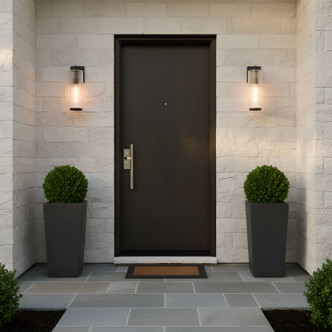 Ronde One Light Outdoor Wall Lantern (GLO1081TXB)