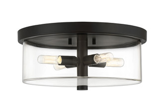Craftmade - 55684-FB - Four Light Flushmount - Hailie - Flat Black