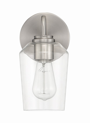 Shayna One Light Wall Sconce (56101-BNK)