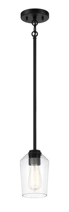Craftmade - 56191-FB - One Light Mini Pendant - Shayna - Flat Black