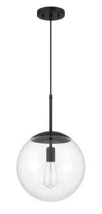 Craftmade - 56892-FB - One Light Pendant - Gaze - Flat Black