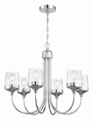 Wrenn Six Light Chandelier (58126-CH)