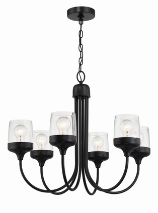Wrenn Six Light Chandelier (58126-FB)