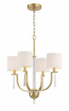 Fortuna Four Light Chandelier (58224-SB)