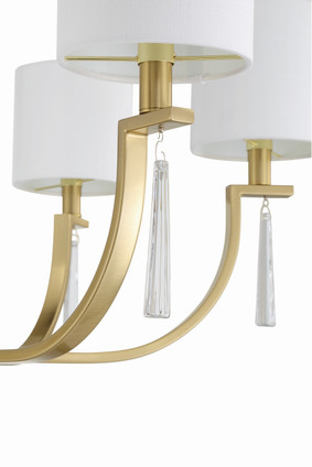 Fortuna Six Light Chandelier (58226-SB)