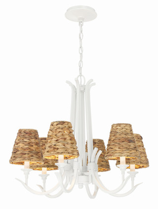 Kokomo Six Light Chandelier (58326-MWW)