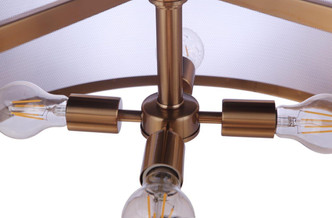 Mesh Four Light Pendant (58994-SB)