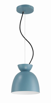Craftmade - 59191-DB - One Light Mini Pendant - Ventura Dome - Dusty Blue