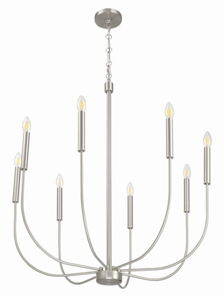 Traci Eight Light Chandelier (59828-BNK)