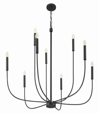 Traci Nine Light Chandelier (59829-FB)