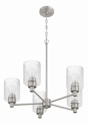 Lyndsey Five Light Chandelier (60225-BNK)