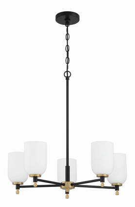 Council Five Light Chandelier (60325-FBSB)