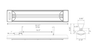 EF40 Series Electric Patio Heater (EF40480B8)