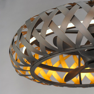 Weave LED Fandelight (61010BZGTGLD)