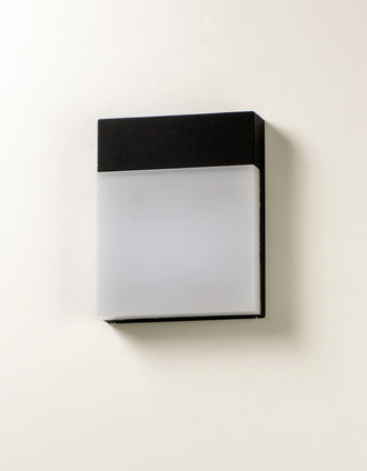 Eyebrow LED Outdoor Wall Sconce (86165BK)
