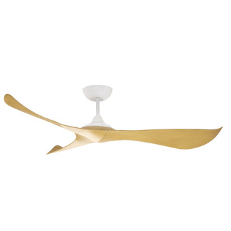 Maxim - 88754MWTK - 56 Ceiling Fan - Keanu - Matte White / Teak