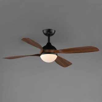 Bola 52" Ceiling Fan (88811WNBK)