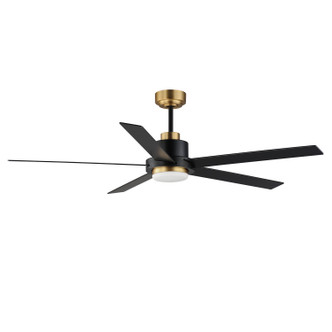 Maxim - 88826BKGLD - 60 Ceiling Fan - Daisy - Black / Gold