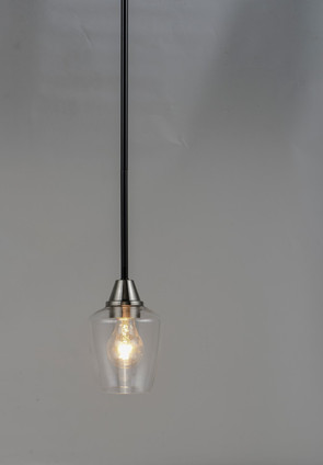 Goblet One Light Mini Pendant (96120CLBKSN)