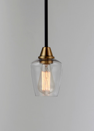 Goblet One Light Mini Pendant (96120CLBZAB)