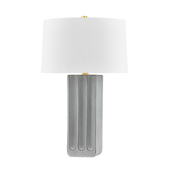 Hudson Valley - L6129-AGB/C01 - One Light Table Lamp - Elmer - Aged Brass