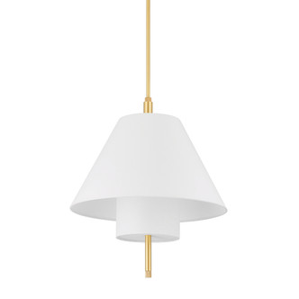 Hudson Valley - PI1899701-AGB - One Light Pendant - Glenmoore - Aged Brass