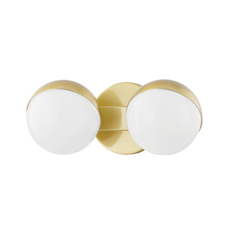 Hudson Valley - 1662-AGB - LED Bath Bracket - Lodi - Aged Brass