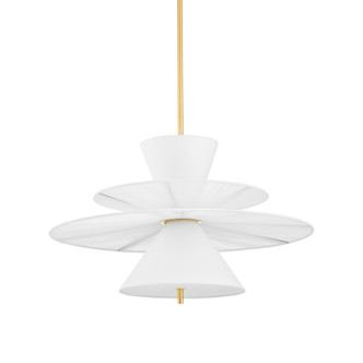Hudson Valley - 2630-AGB - Two Light Pendant - Esperance - Aged Brass
