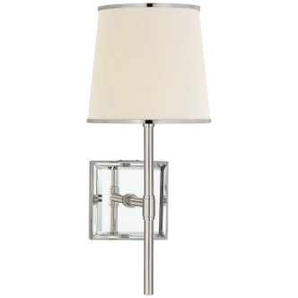 manufacturer_finish:Polished Nickel and Mirror|manufacturer_glass:5.25 x 6.5 x 6 Linen with Polished Nickel Trim