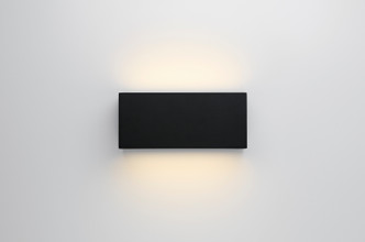 ARCHITECTURAL OUTDOOR AETHER,OUTDR,LED,WALL,U&D, BK (47046-016)