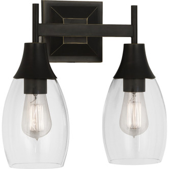 Robert Abbey - Z485 - Two Light Wall Sconce - Grace - Deep Patina Bronze