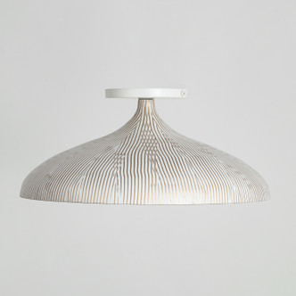Fleur One Light Flush Mount (10910WTGLD)